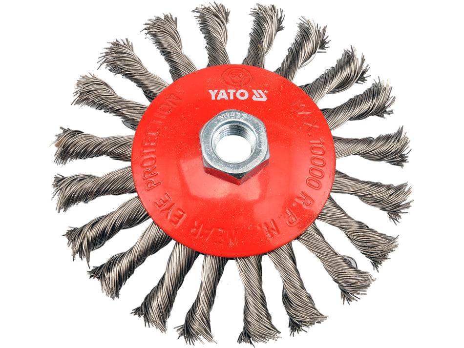 Perie rotunda pentru bormasina inox Yato 125mm YATO...