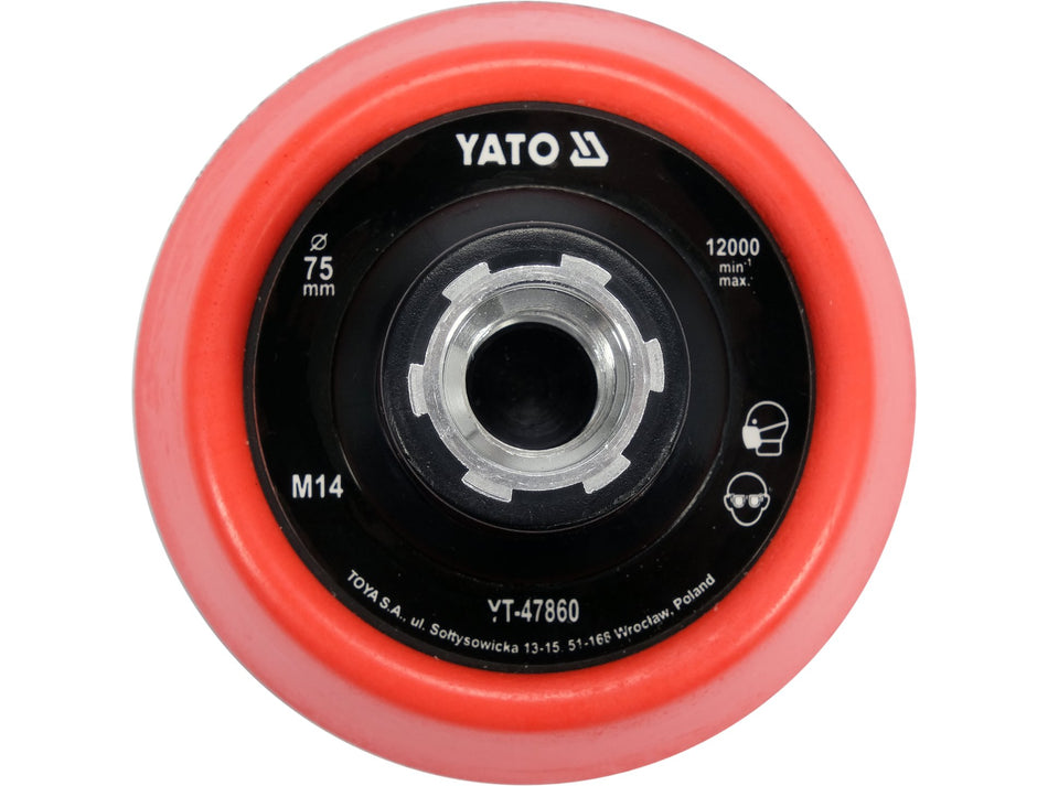 Disc de lustruit cu velcro Yato 75mm m14 YATO YT-47860