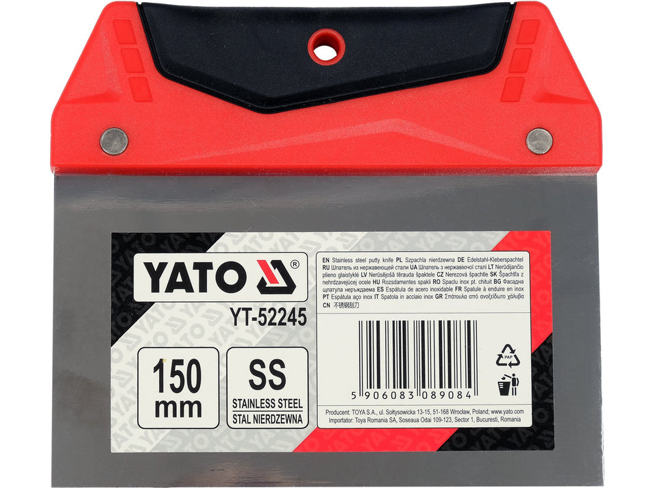 Spaclu inox pentru chituit Yato 150mm YATO YT-52245