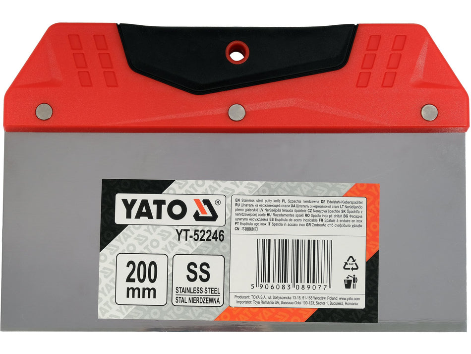 Spaclu inox pentru chituit Yato 200mm YATO YT-52246