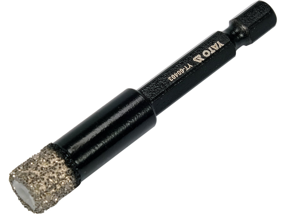Burghiu diamantat pentru ceramica Yato 10mm hex...