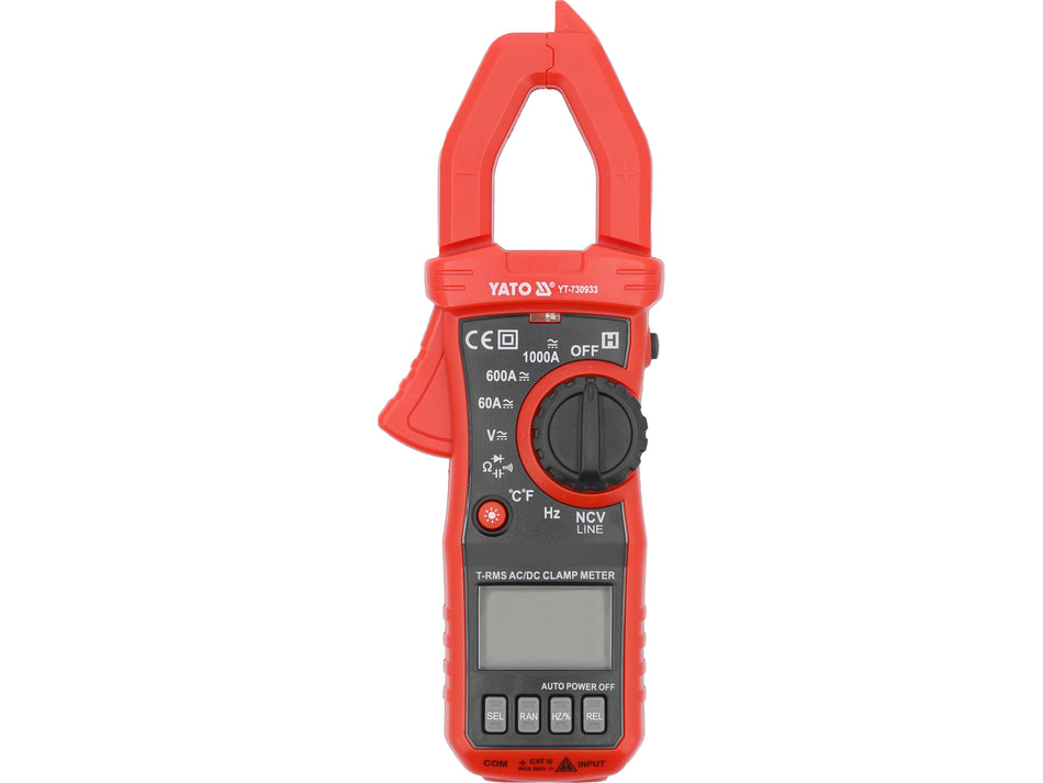 Clapmetru true.rms/ac/dc Yato 10ma-1000a YATO YT-730933
