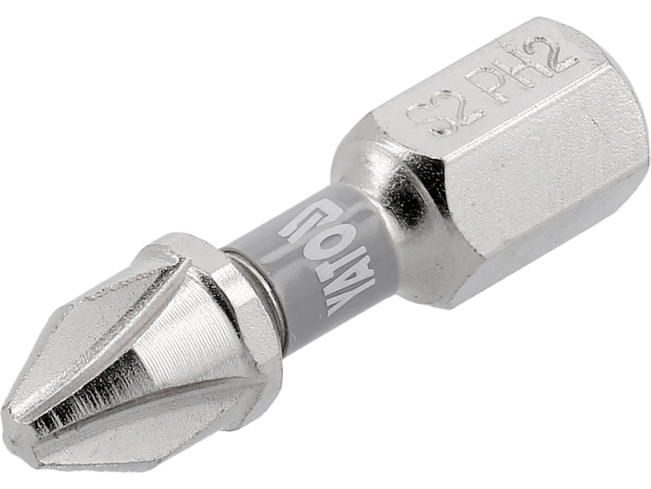 Biti 1/4 Yato 25mm ph2, 2 buc, ni YATO YT-78001