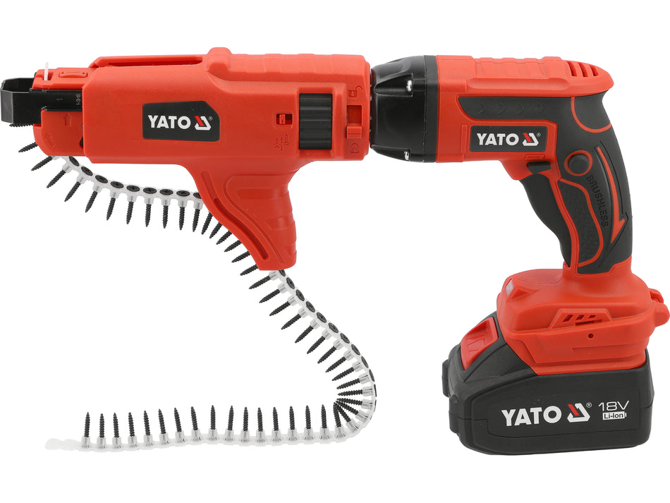 Masina de insurubat pentru rigips, Yato, 18v, 1x4ah
