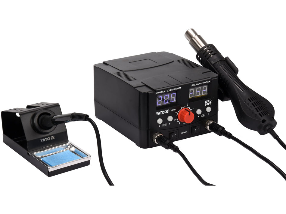 Statie de lipit Yato 2 in 1, aparat lipit 75W +...