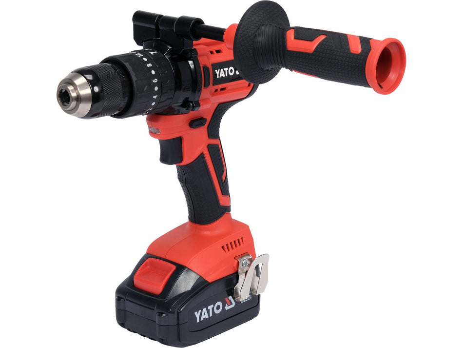 Autofiletanta cu percutie, Yato, 18v, 75nm, 2x3,0ahx