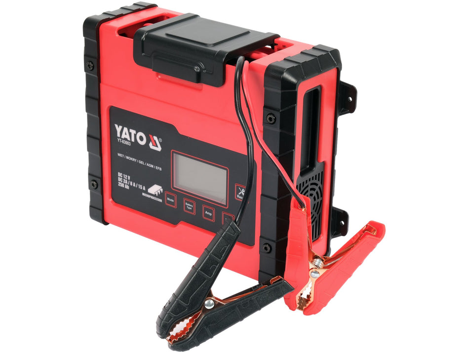 Redresor cu display lcd Yato, 12v/2a/8a/15a YATO...