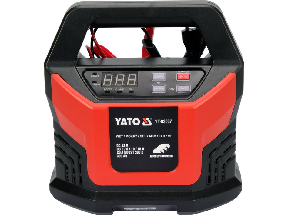 Redresor Yato, 12v/2a, 6a, 10a, 15a + functie boost...