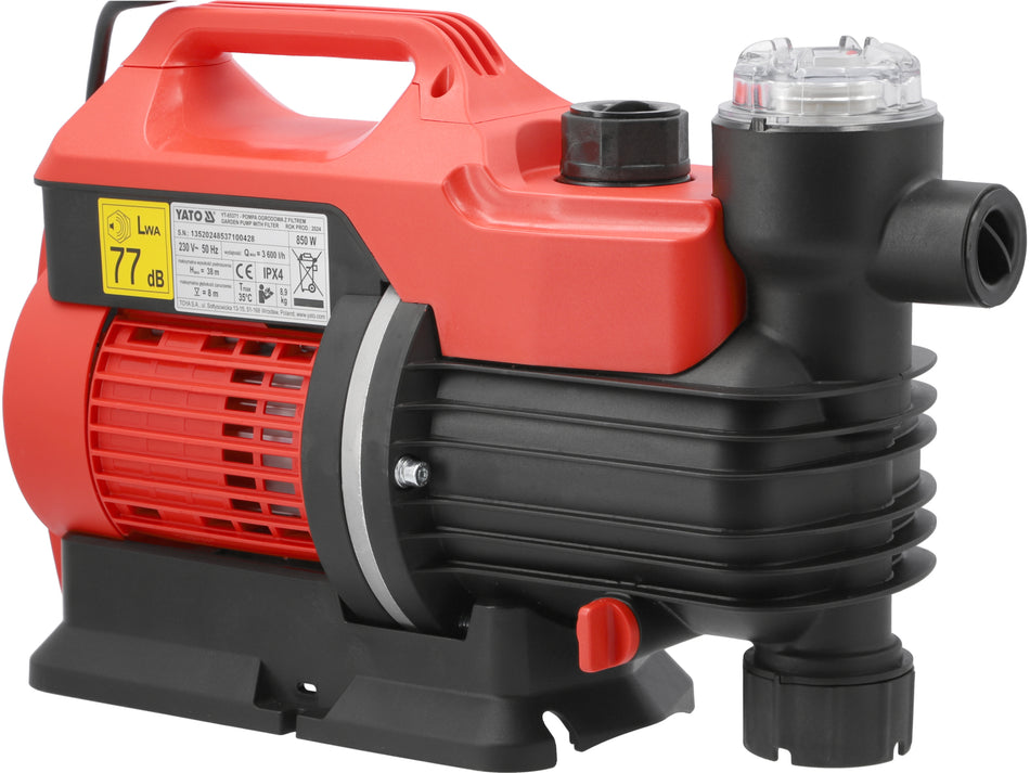 Hidrofor electronic cu filtru Yato 850W YATO YT-85371