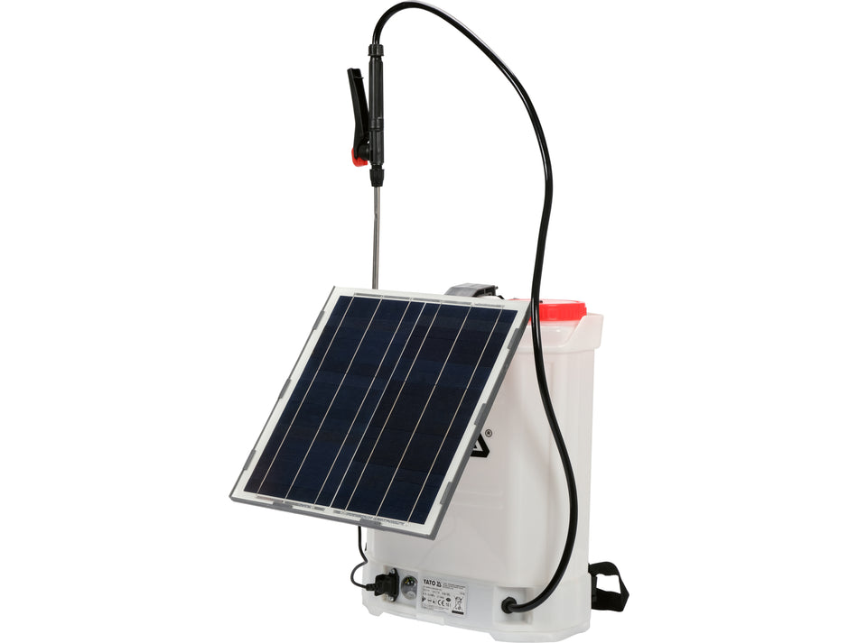 Pulverizator Yato 16l, cu acumulator si panou solar...