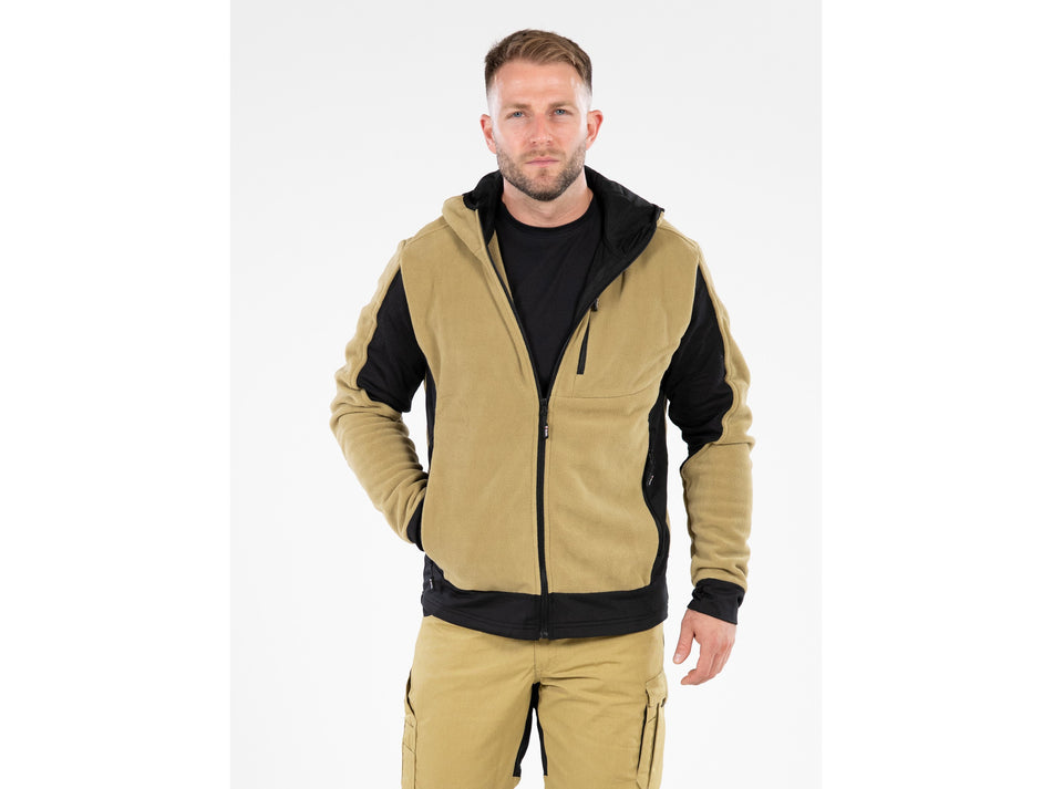 Jacheta fleece cu gluga sarna kaki Yato 3xl YATO...