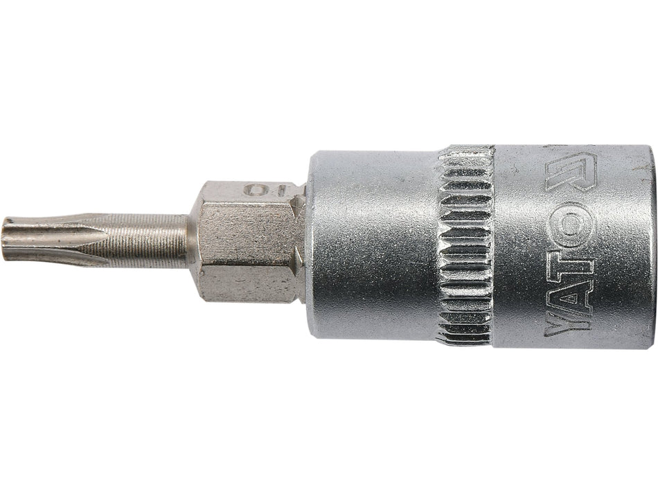 Bit torx Yato t10, cu adaptor 1/4'', 37mm YATO YT-04302