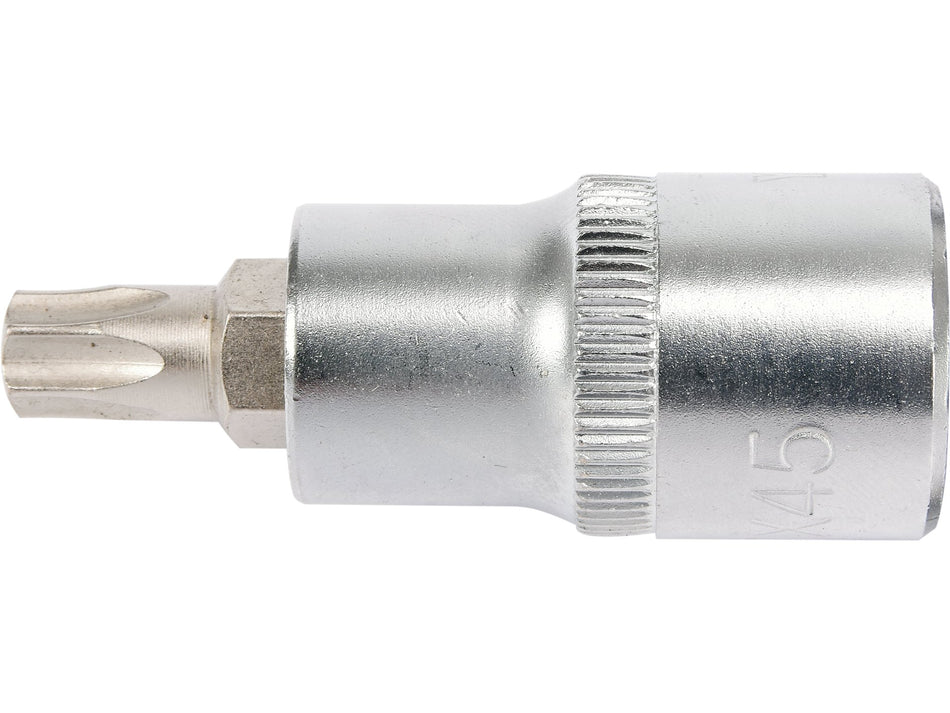 Bit torx Yato t45, cu adaptor 1/2'', 55mm YATO YT-04315