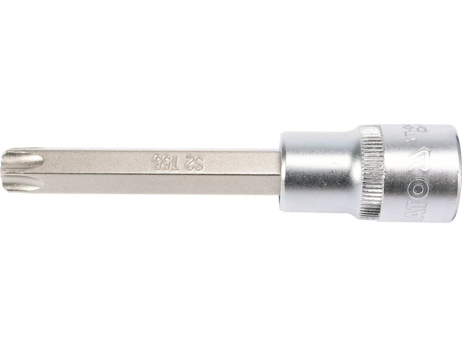 Bit torx cu adaptor 1/2'' Yato t55, 100mm YATO YT-04327