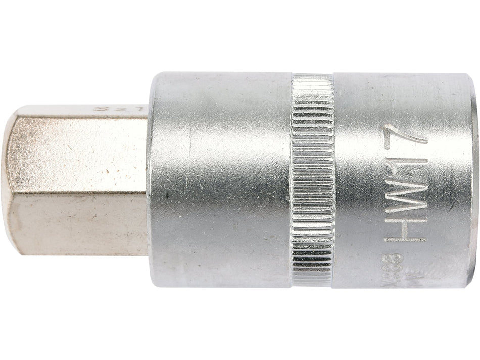 Bit hexagonal Yato 17, cu adaptor 1/2'', 55mm YATO...
