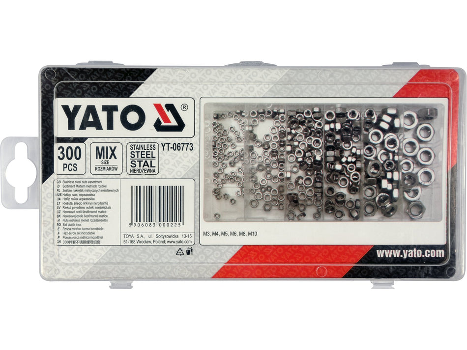 Set piulite inox Yato 300 buc YATO YT-06773