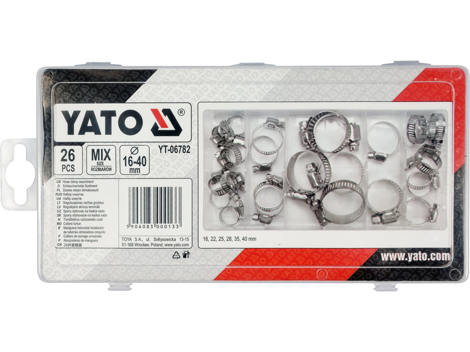Set coliere furtun Yato 26 buc YATO YT-06782