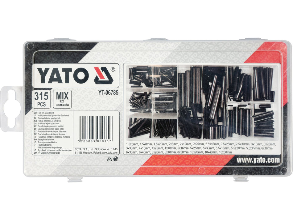 Set stift elastic crestat Yato 315 buc YATO YT-06785