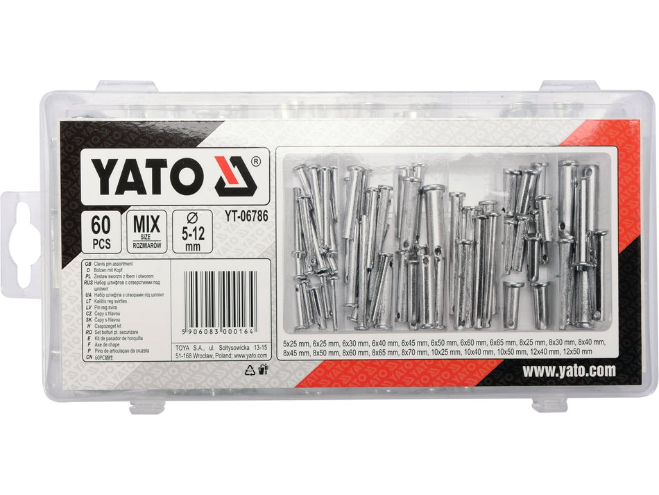 Set bolturi pentru securizare Yato 60 buc YATO YT-06786