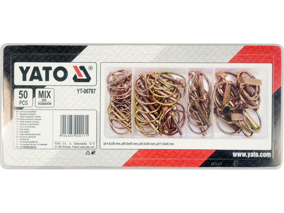 Set pini pentru securizat Yato 50 buc YATO YT-06787