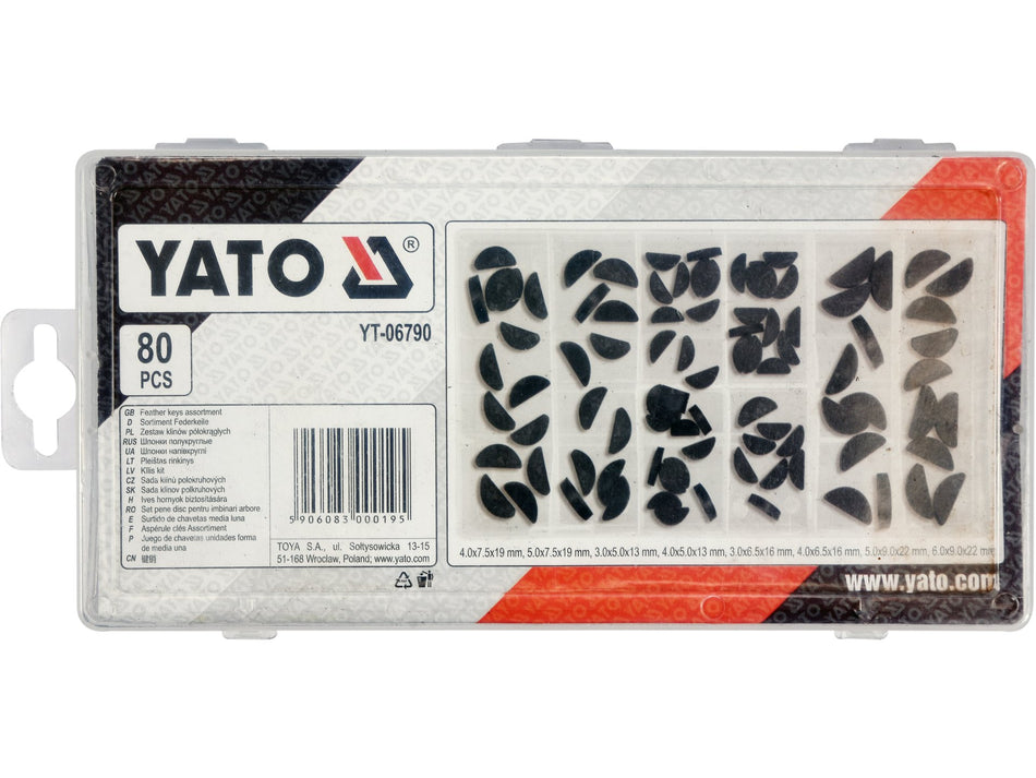 Set pene disc pentru imbinari arbore Yato 80 buc...