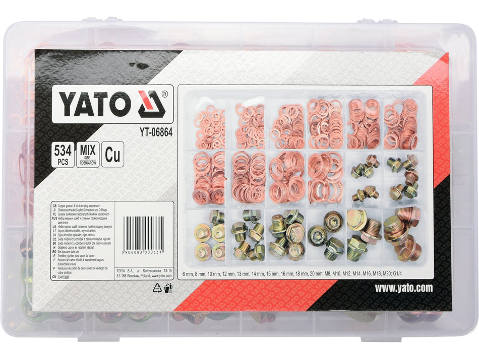 Set busoane baie de ulei Yato 534 buc YATO YT-06864