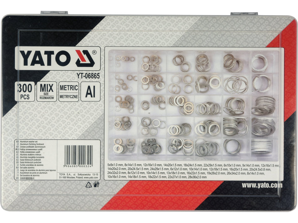 Set saibe aluminiu Yato 300 buc YATO YT-06865