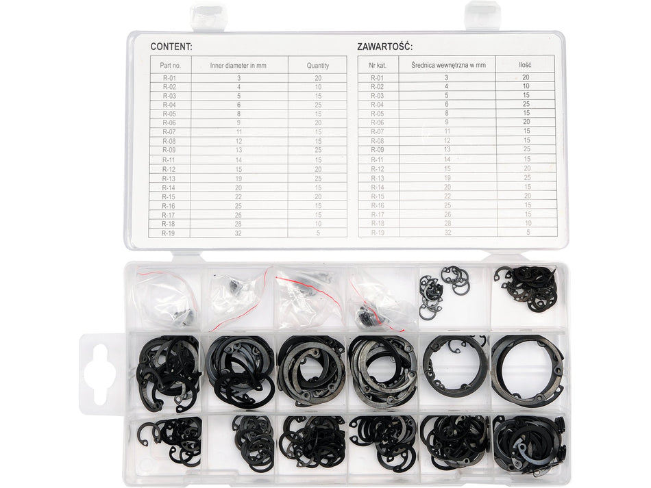 Set coliere zegger interior Yato 300 buc YATO YT-06881