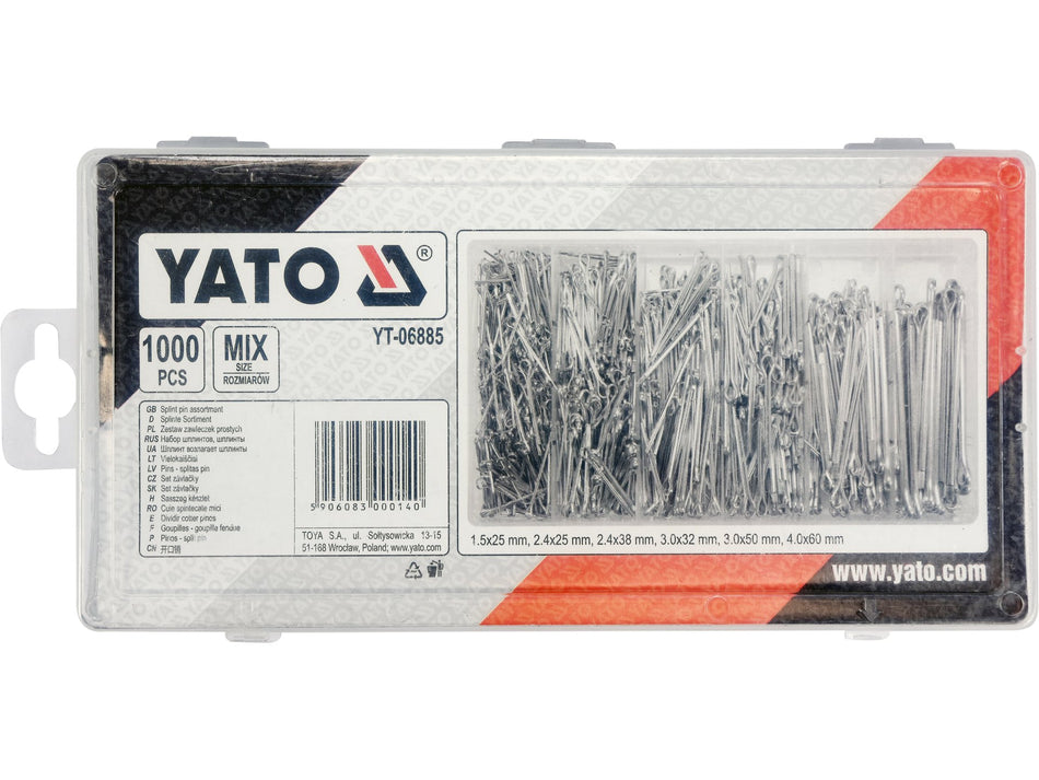 Pini siguranta Yato, 1000 buc. YATO YT-06885