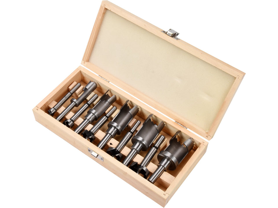 Set freze pentru cepuri lemn 15-35mm Yato 10buc...
