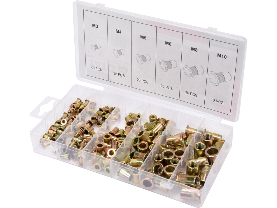 Set piulite nituibile otel Yato, 150 buc YATO YT-36481