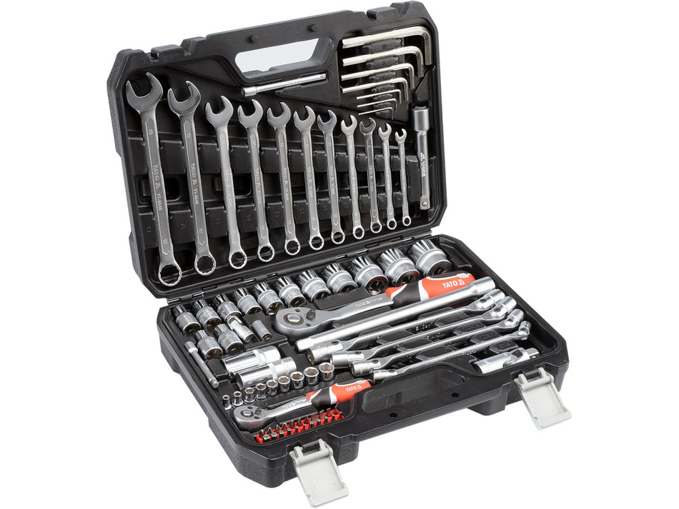 Set de scule 1/4'' si 1/2'' Yato 77 piese YATO YT-38781
