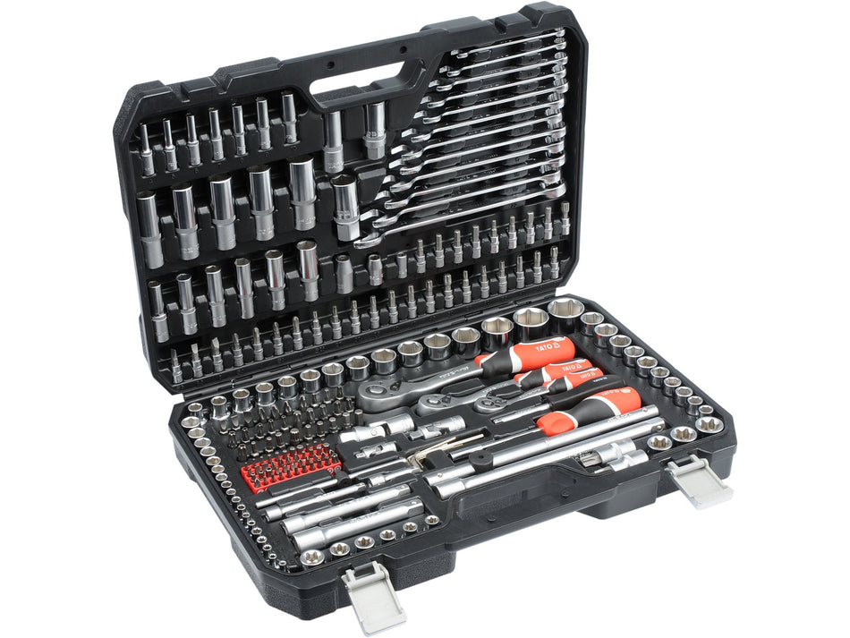 Trusa tubulare,chei combinate, antrenor, Yato, 216 piese