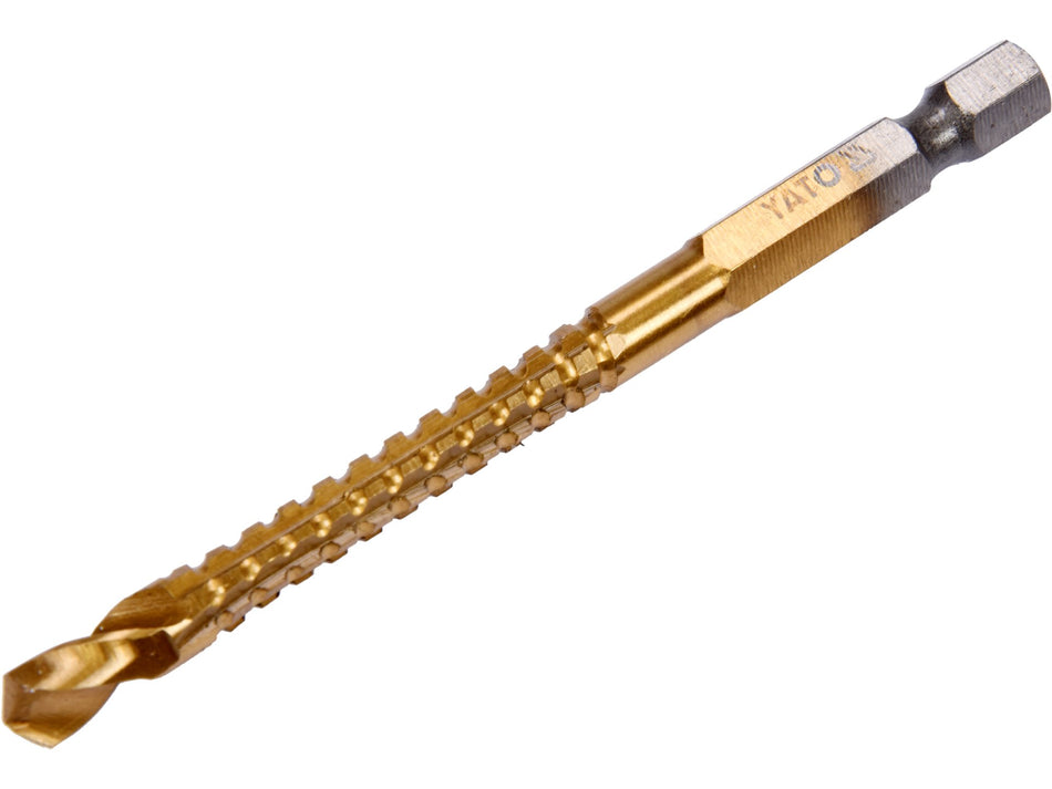 Burghiu freza prindere hexagonala Yato 6, 0mm hss-tin
