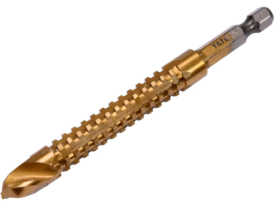 Burghiu freza prindere hexagonala Yato 10, 0mm hss-tin