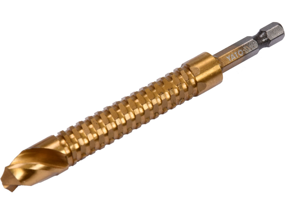Burghiu freza prindere hexagonala Yato 12, 0mm hss-tin