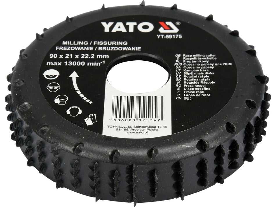 Freza raspel Yato 90x21x22.2mm YATO YT-59175