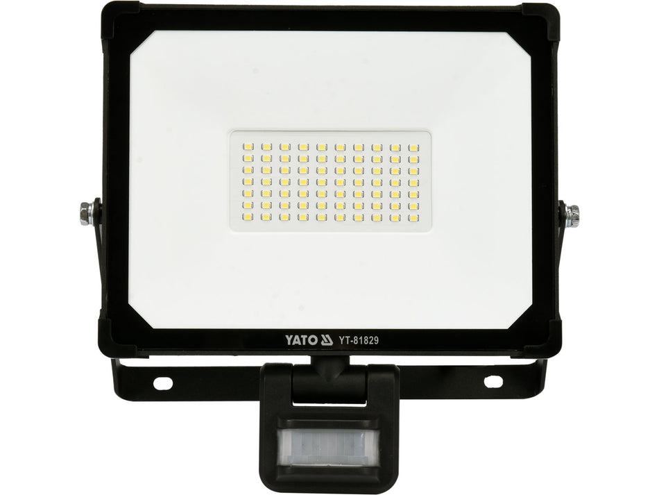 Proiector smd led Yato 50W, 5000lm, senzor miscare...