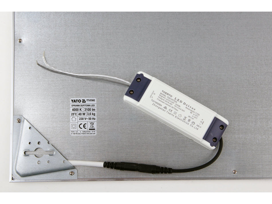 Panou iluminat led Yato 595x595x15mm, 40W YATO YT-81943