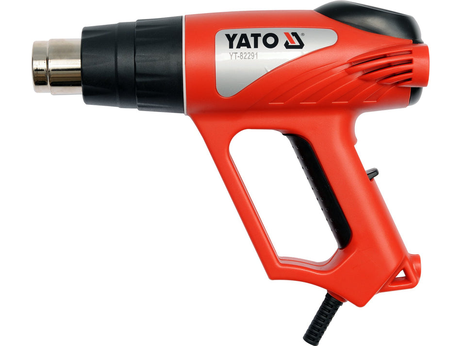 Pistol cu aer cald + accesorii, Yato, 2000W
